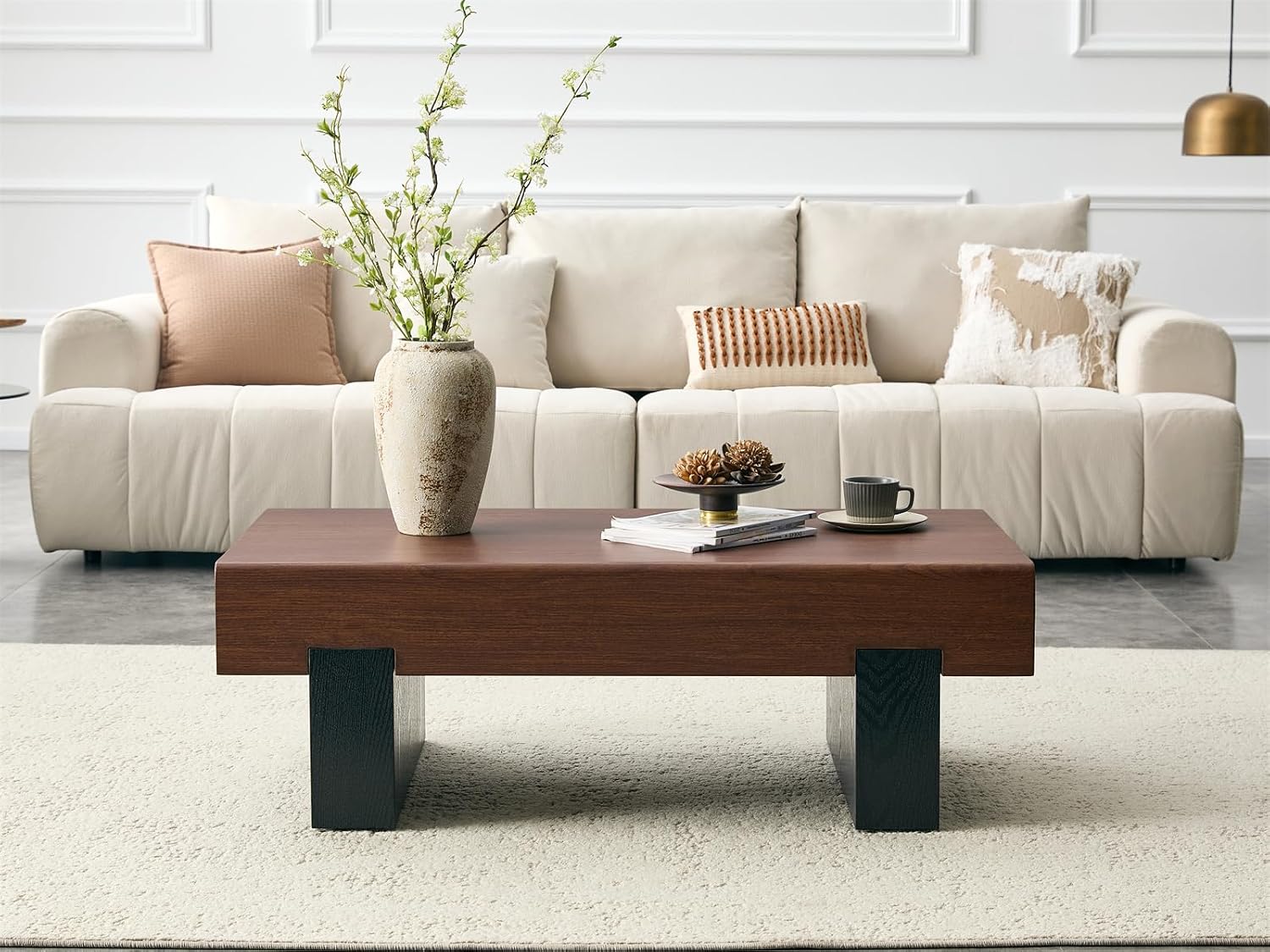 Beige Teddy Boucle Cloud Sectional