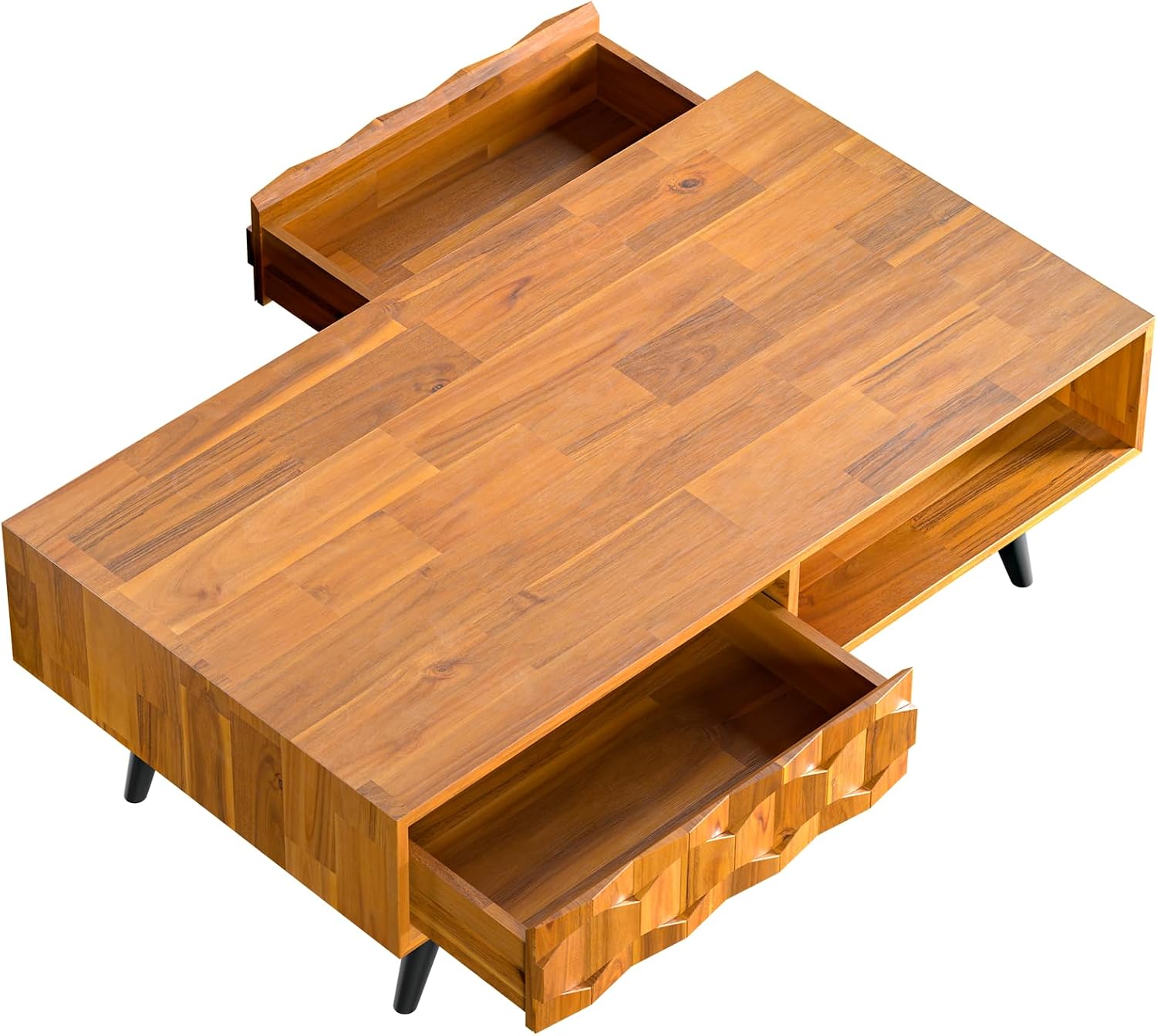 Teak Wood Storage Coffee Table