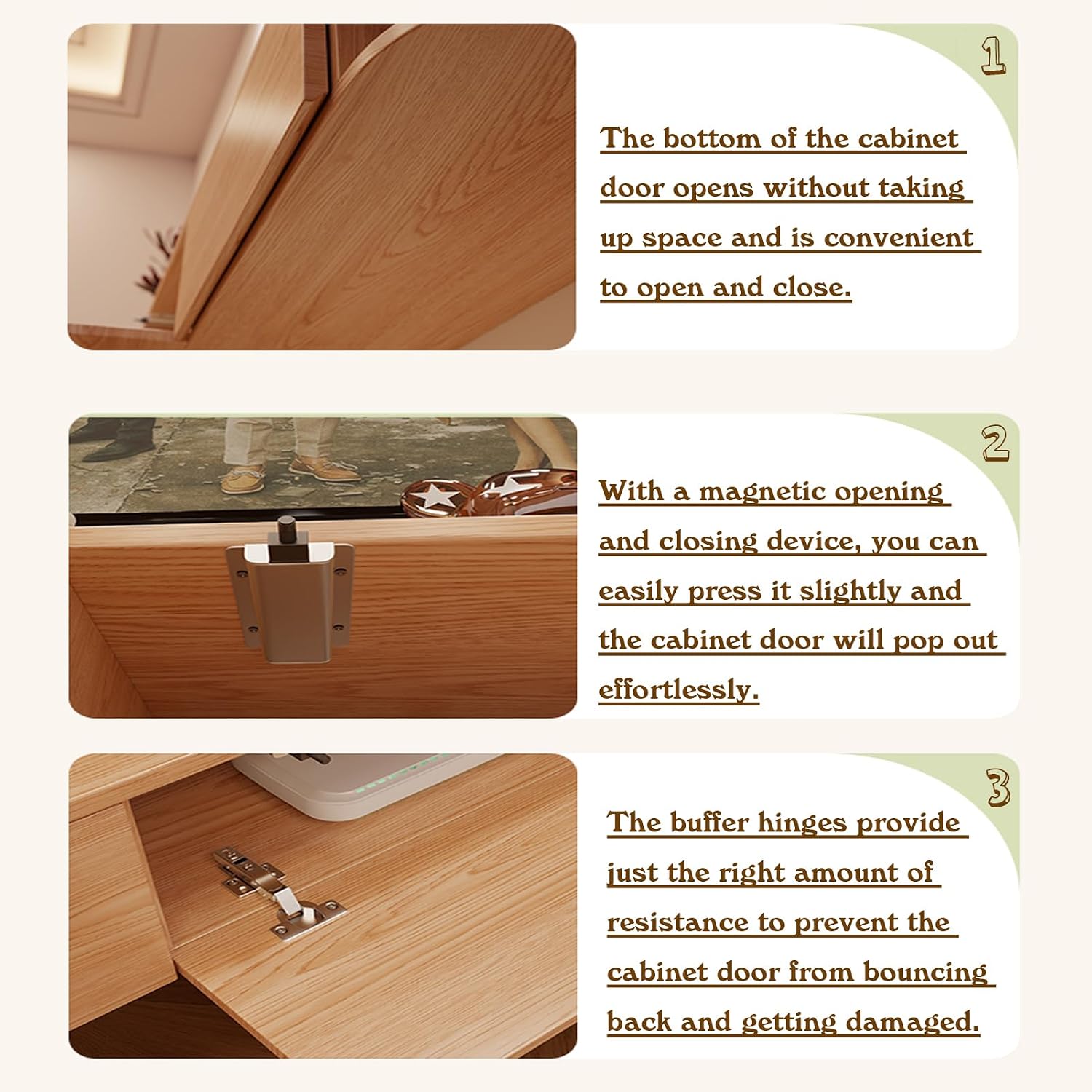 White Floating Wood TV Stand