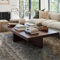 Rustic Square Solid Wood Coffee Table