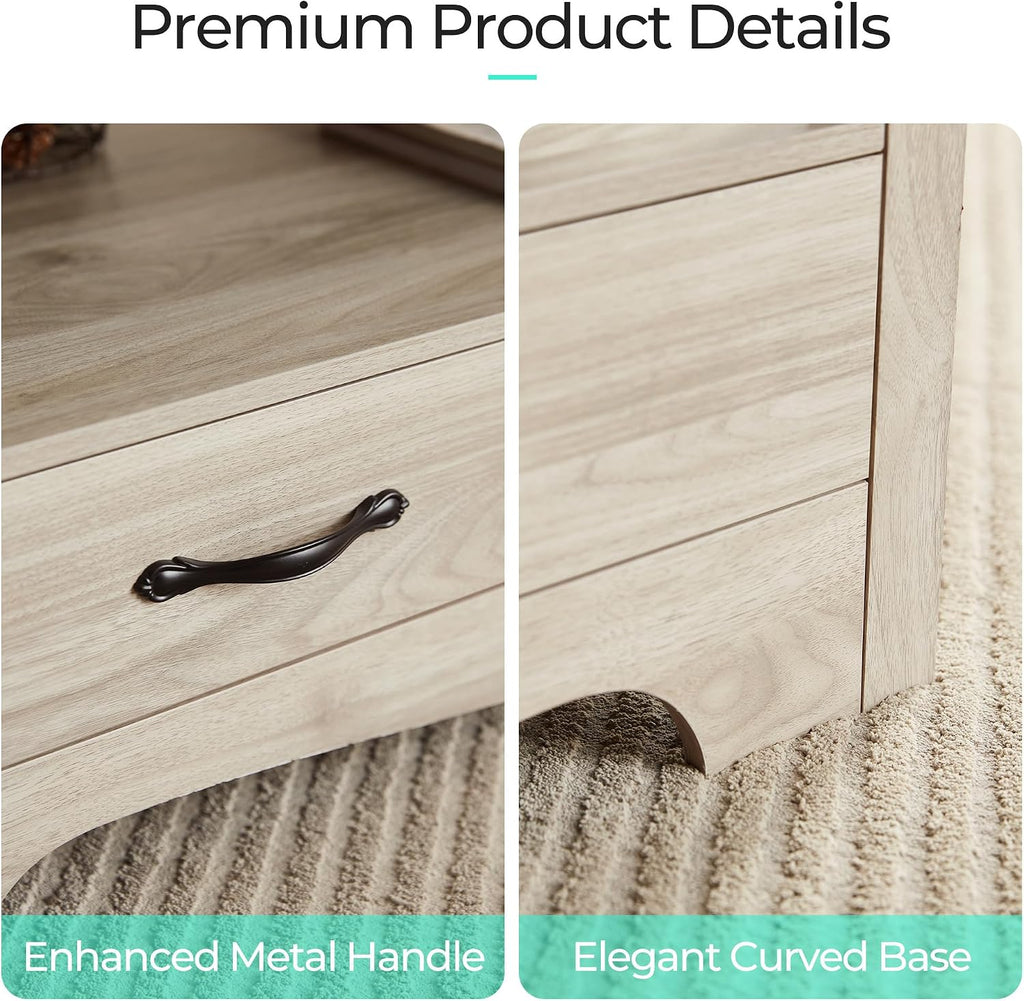 Oak Brown Farmhouse Storage Coffee Table