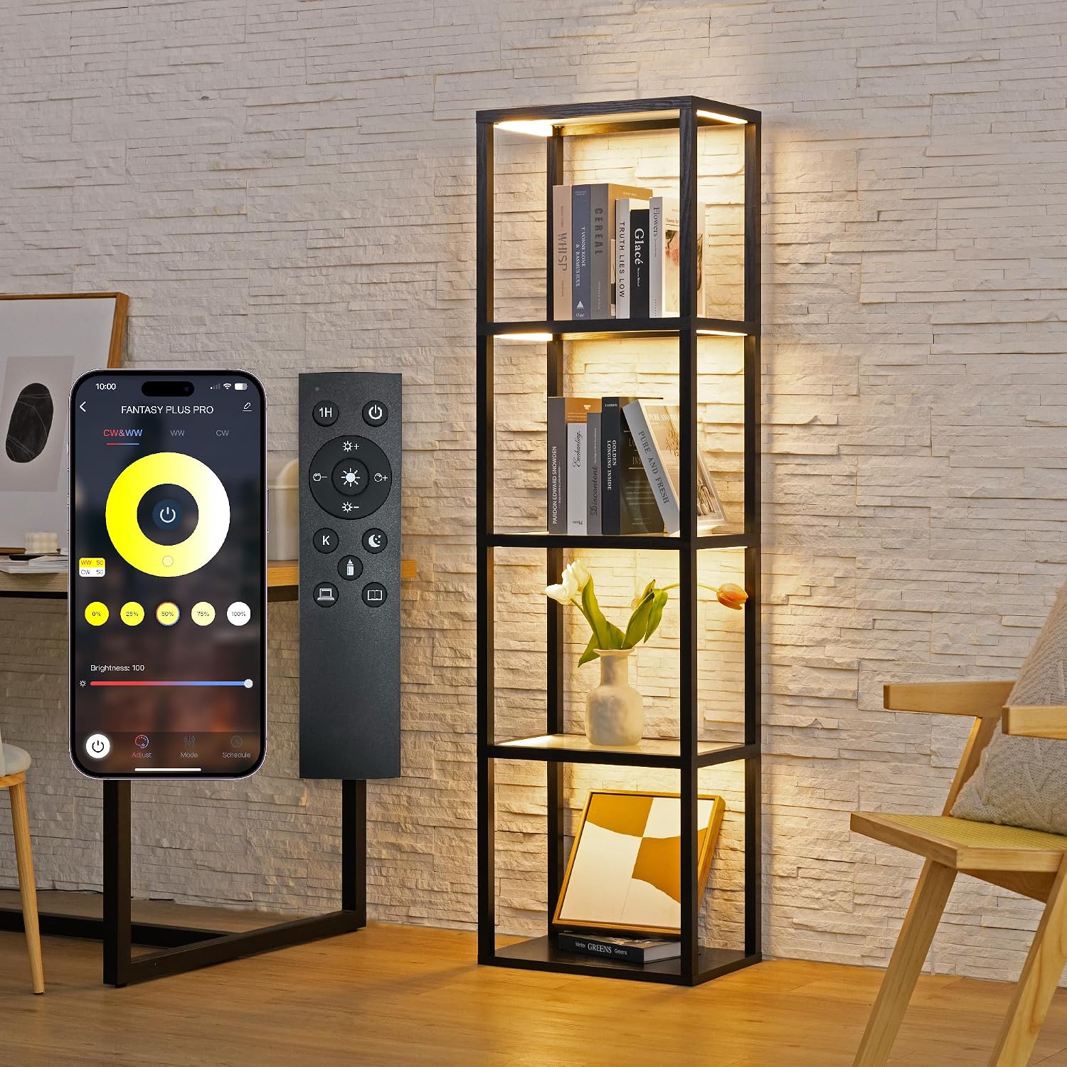 LED Glass Collectible Display Cabinet