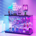 Black RGB Lock Sensor Display Cabinet