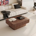 Fluted Lift Top Storage Coffee Table