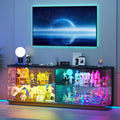Black RGB Glass Display Cabinet